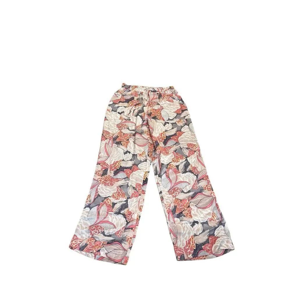 Buffalo David Bitton Women's Elastic Waist Straight Leg Pants Multicolor Small